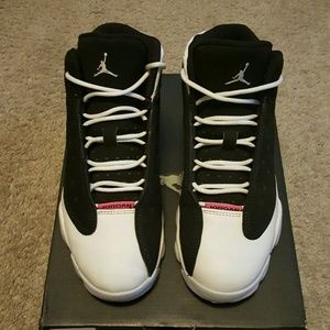 NIKE AIR JORDAN 13 RETRO XIII GP 2.5Y BLACK HYPER
